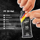 Precision Hydration gel en uso durante carrera, reposición inmediata de energía