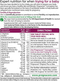 Pregnacare primer plano del comprimido destacando textura y calidad del producto