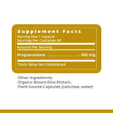 Premier Research Labs etiqueta con información nutricional y dosis clara