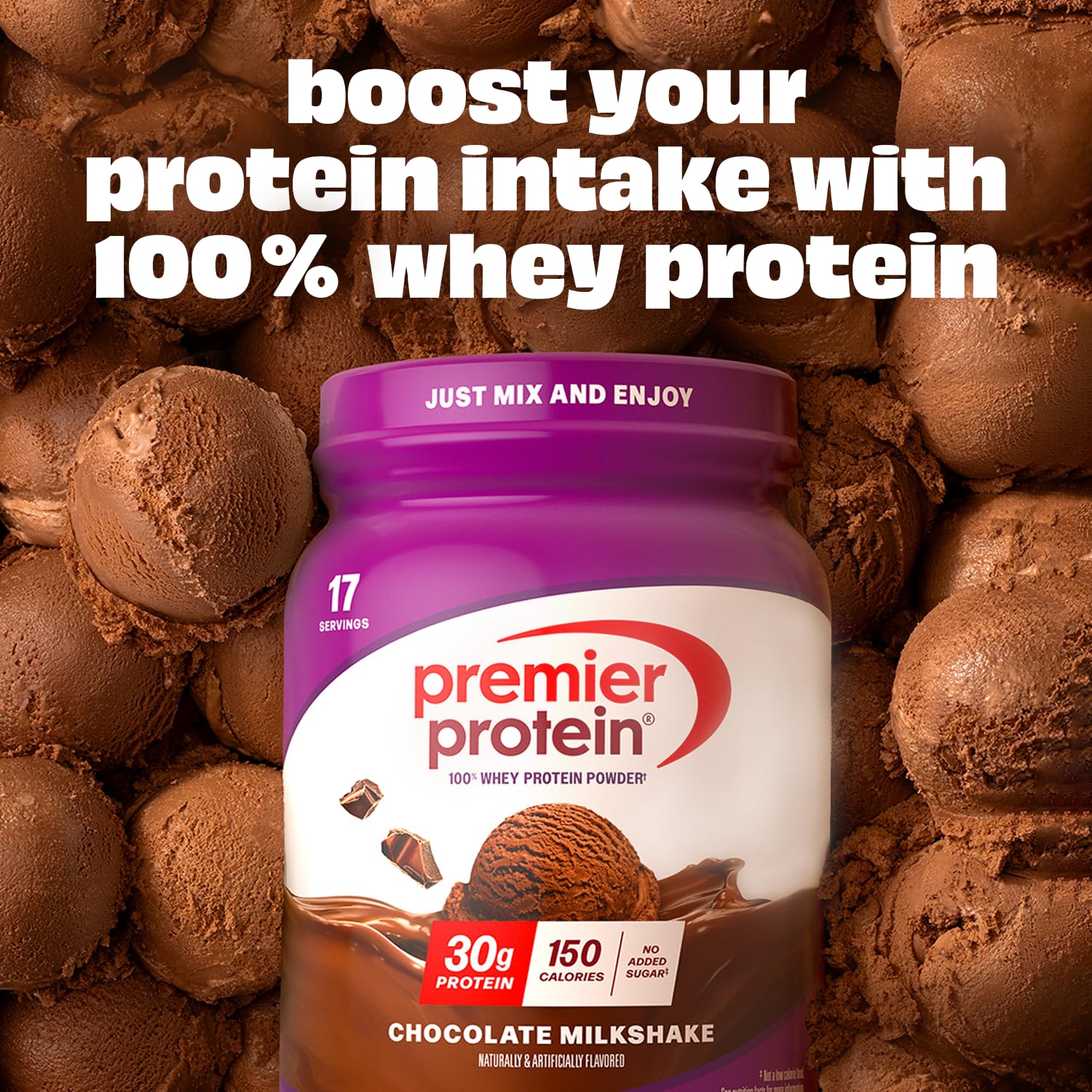 Premier Protein batido mezclado con fruta para un smoothie nutritivo y sabroso