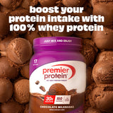 Premier Protein batido mezclado con fruta para un smoothie nutritivo y sabroso