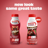 Premier Protein textura cremosa del batido destacando aspecto apetecible y sensación de saciedad