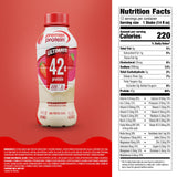 Premier Protein batido usado como base para postre alto en proteína