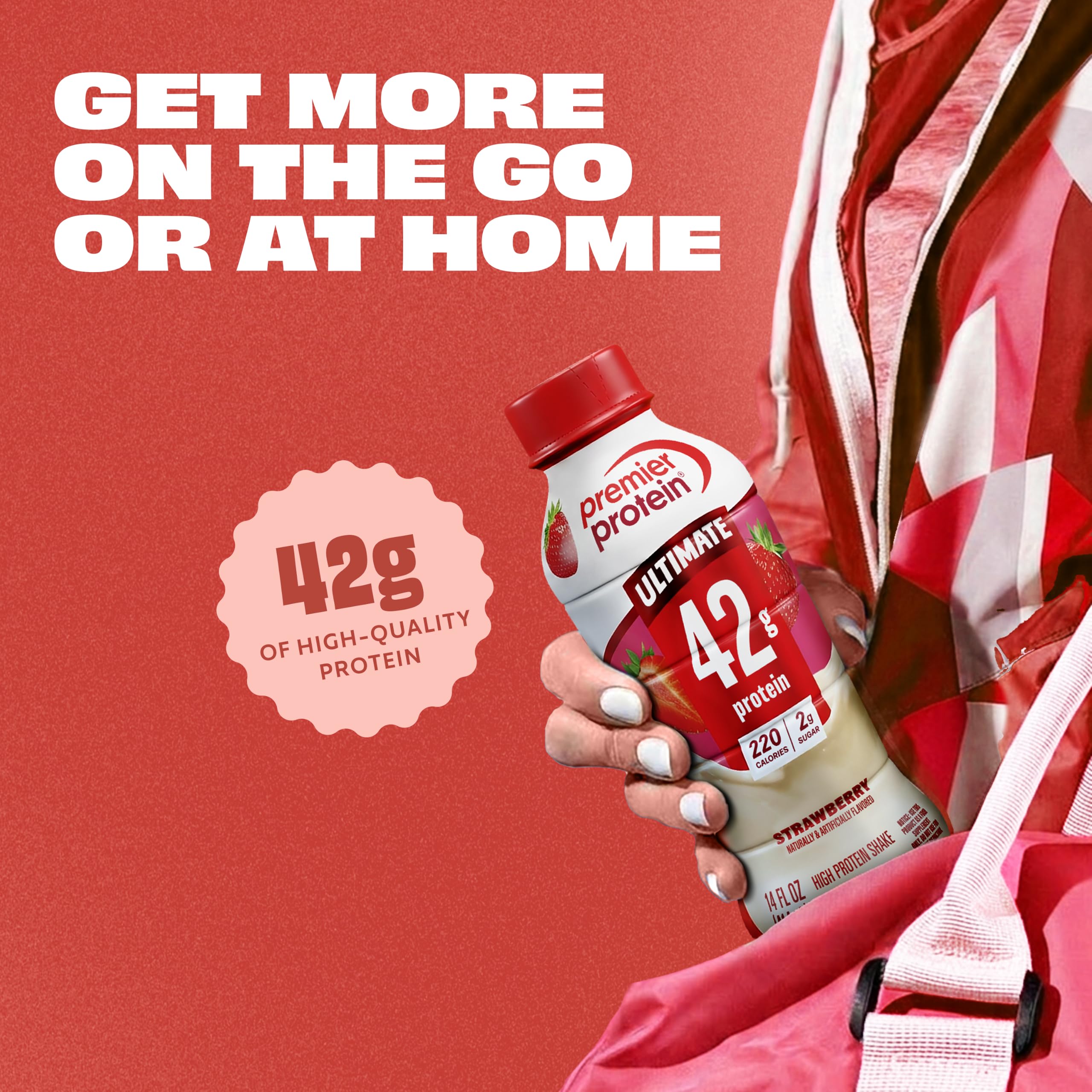 Premier Protein batido en gimnasio después de entrenar para recuperación