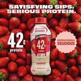 Premier Protein envase abierto listo para beber, beneficio conveniencia inmediata