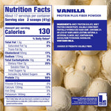 Premier Protein etiqueta nutricional y cierre, información visible y segura