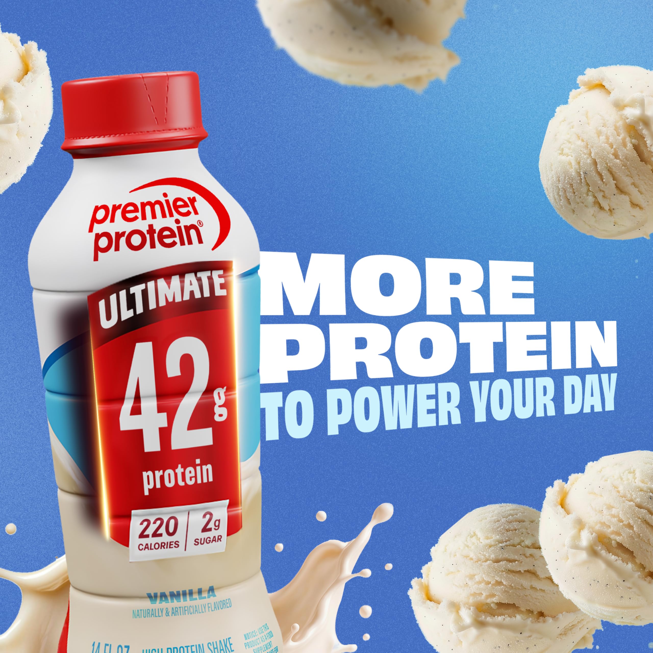 Premier Protein etiqueta con información nutricional clara y beneficios