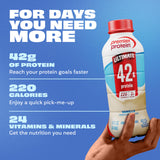 Premier Protein botella en mano para mostrar tamaño y escala realista