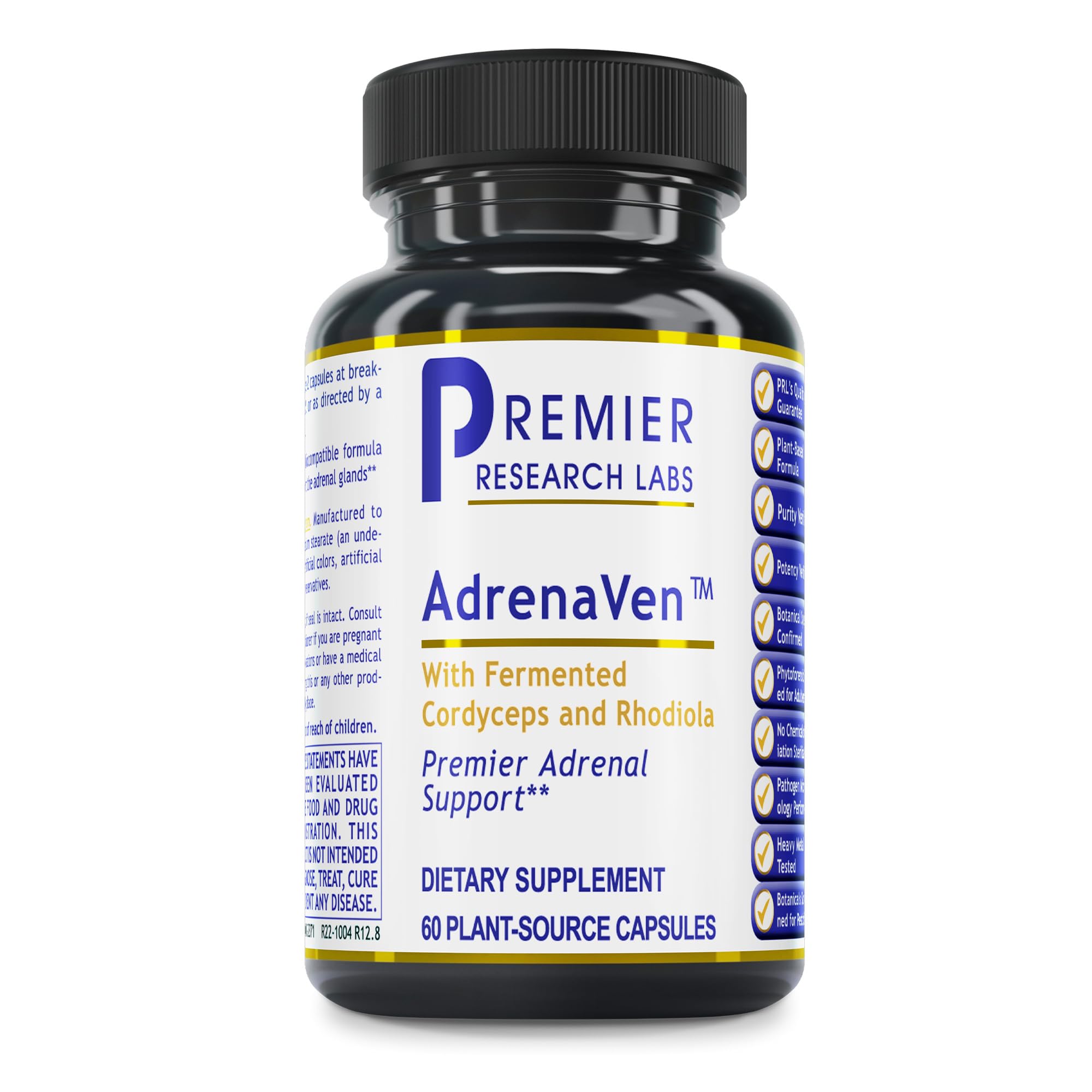 Premier Research Labs frasco frontal mostrando la marca y beneficios visibles