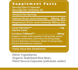 Premier Research Labs etiqueta con información de ingredientes y dosis