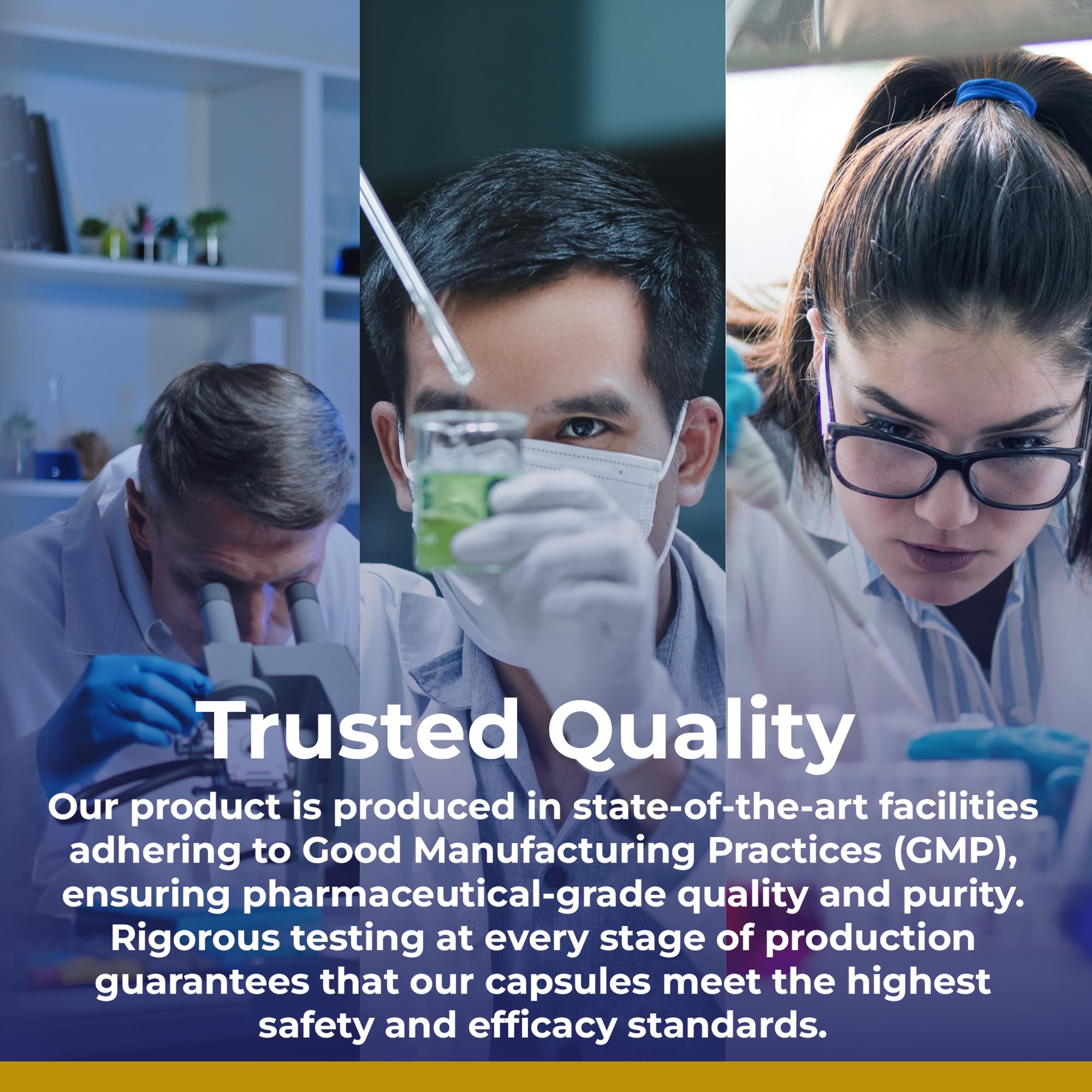 Premier Research Labs envase junto a una regla para comparar tamaño, portátil