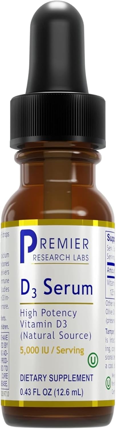 Premier Research Labs frasco delantero mostrando etiqueta y tamaño práctico