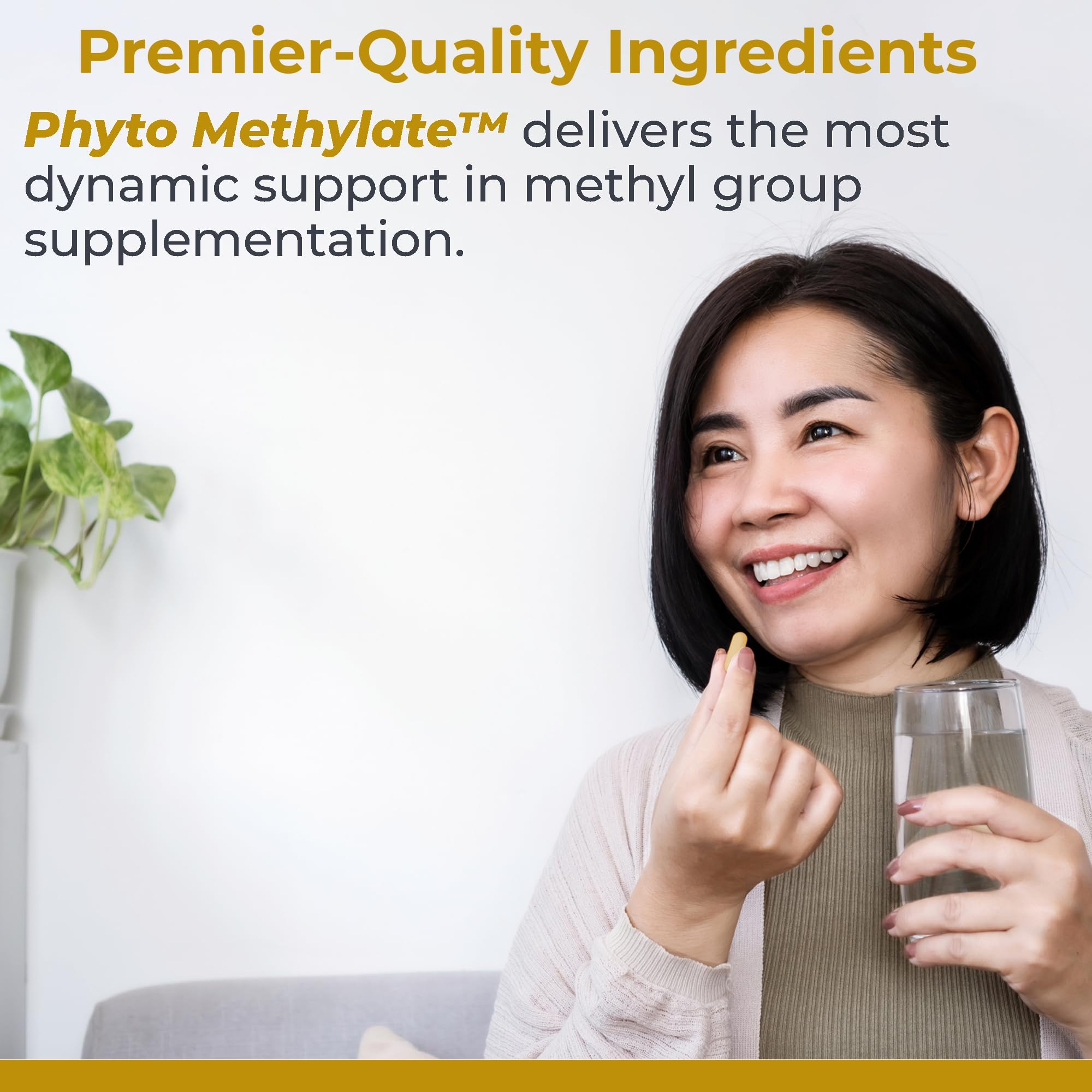 Premier Research Labs etiqueta con ingredientes clave 5‑MTHF y P5P, transparencia de fórmula