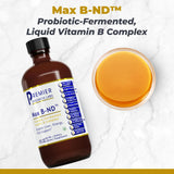 Premier Research Labs Max B-ND detalle del gotero y textura que facilita dosificación precisa