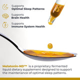 Premier Research Labs melatonin-nd uso en mano para tomar una dosis fácil