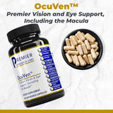 Premier Research Labs OcuVen cápsula en primer plano destacando pureza