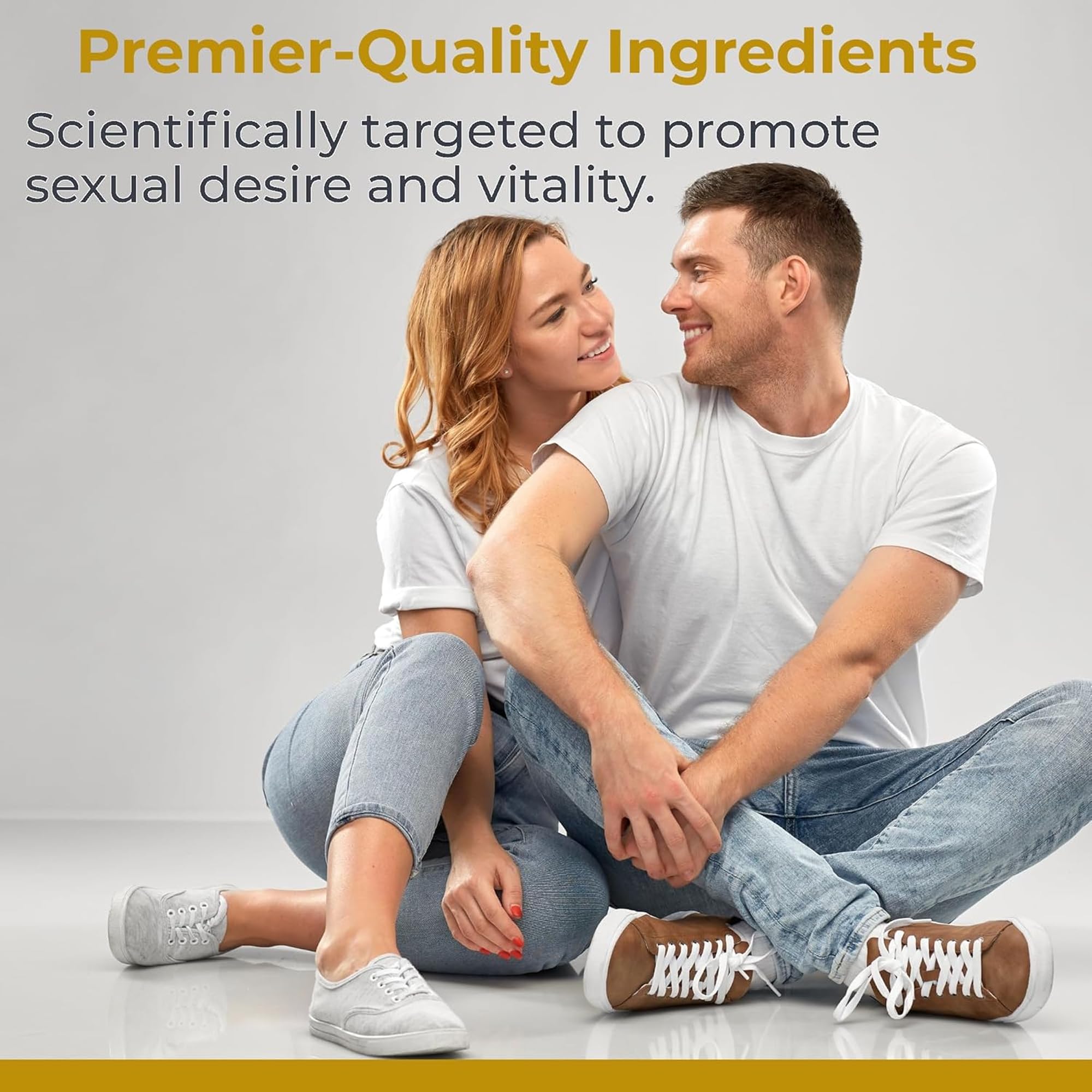Detalle de la etiqueta de Premier Research Labs con lista de ingredientes y certificaciones visibles