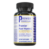Premier Research Labs envase frontal de vitamina C muestra etiqueta clara y beneficios