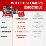 Premium Select Nutrition producto en uso antes del entrenamiento, energía práctica