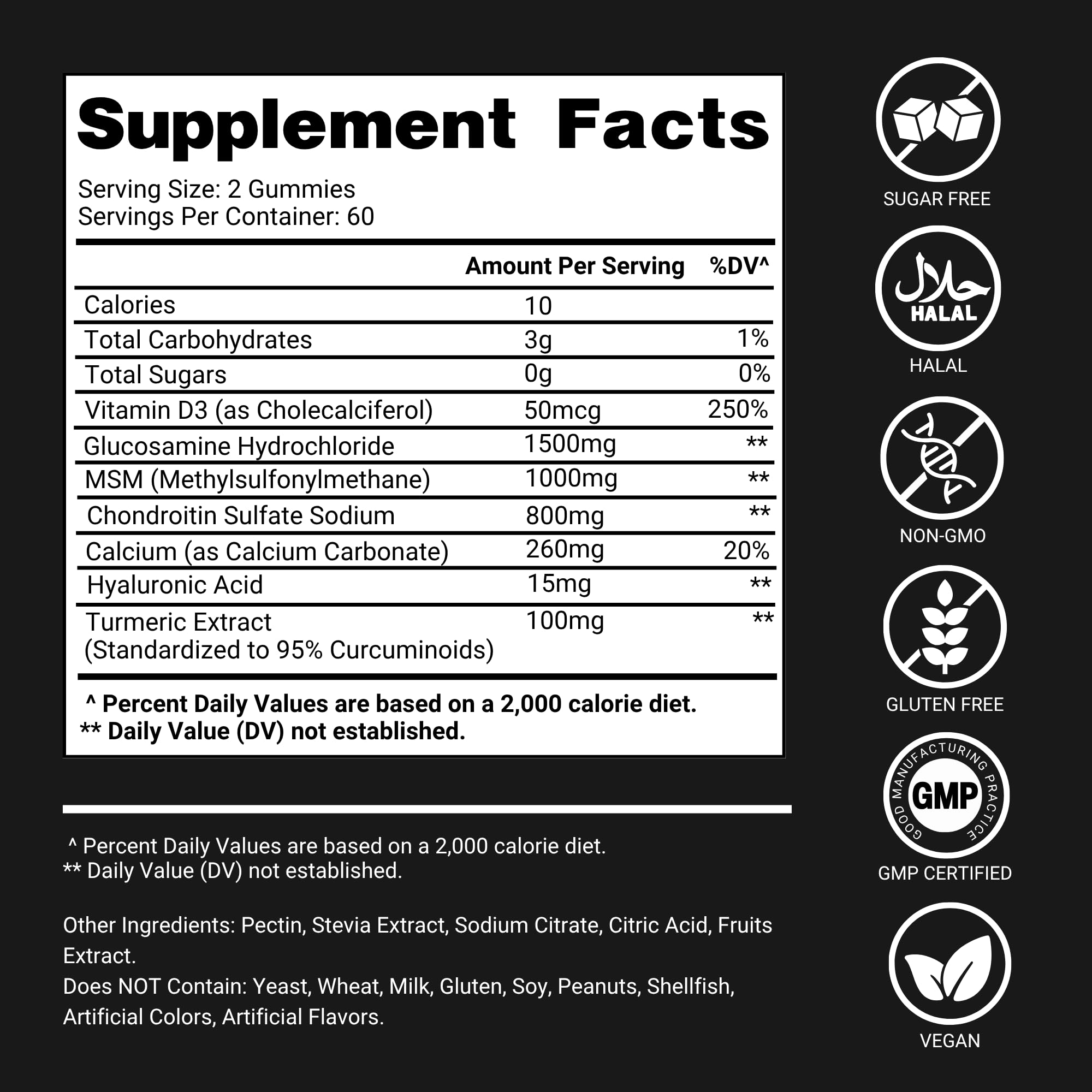 Premium Select Nutrition gomitas sobre mesa con alimentos saludables y estilo de vida