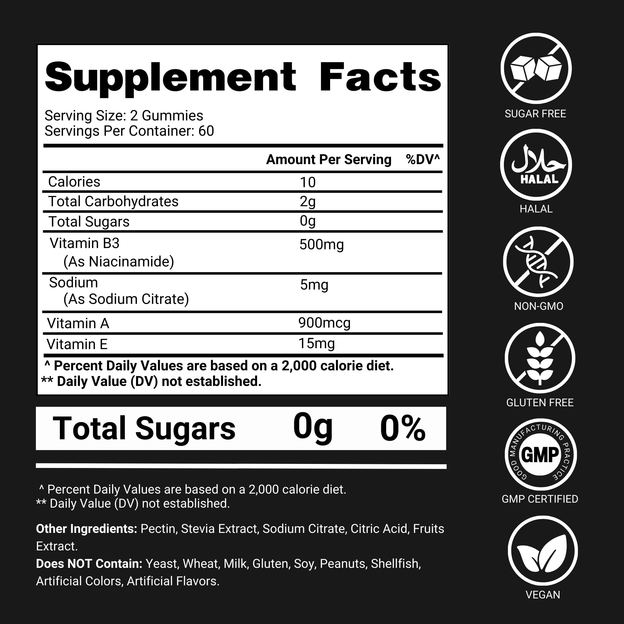 Premium Select Nutrition varias gomitas en un tazón listas para consumir