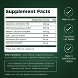 Premium Select Nutrition gránulos de resveratrol y extractos utilizados en fórmula