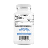 Premium-Supplements primer plano de cápsula mostrando textura y pureza