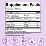 Premom etiqueta con lista de ingredientes y dosis claramente visible