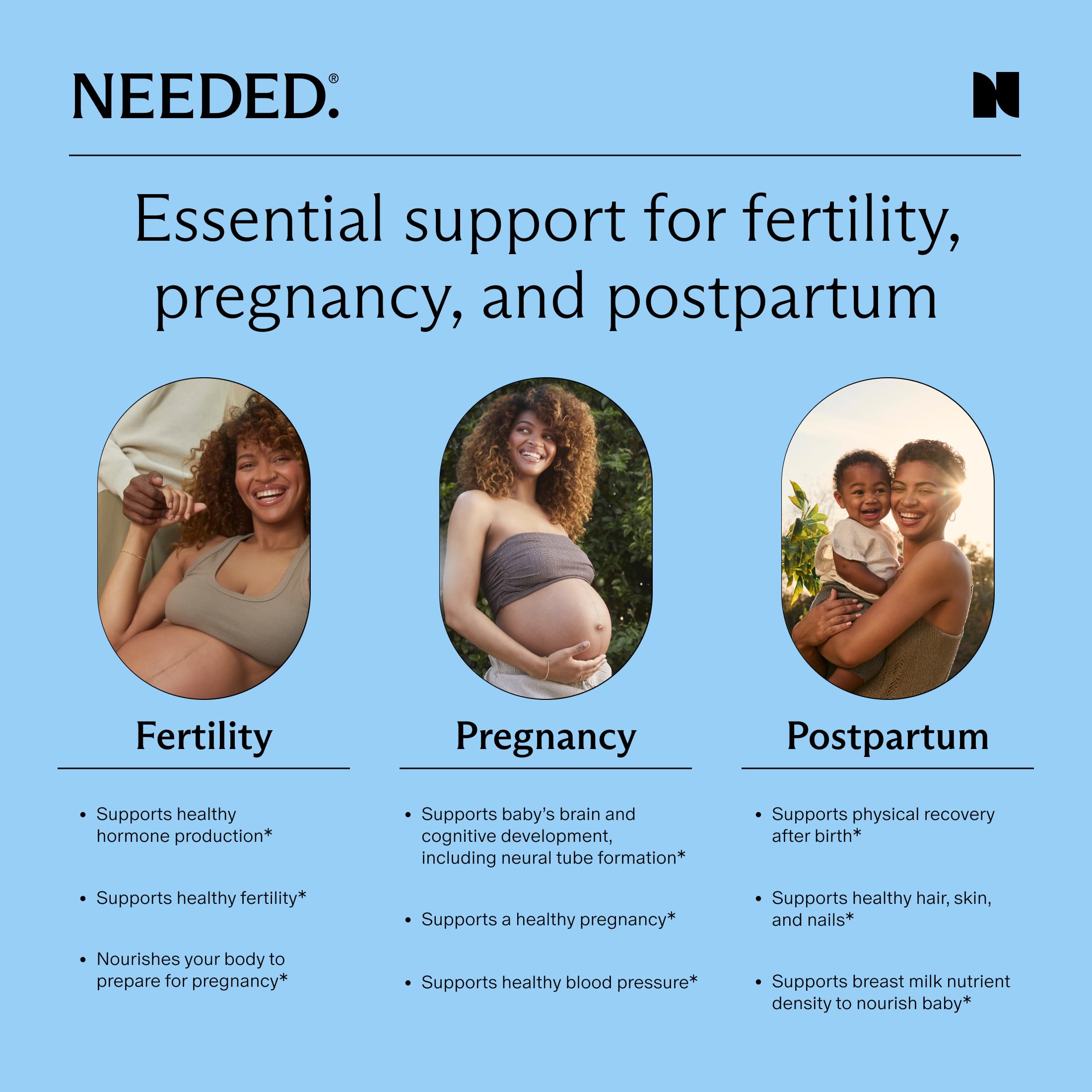 Prenatal Multi Essentials cápsulas en plato listas para tomar