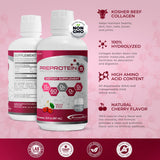 PreProtein etiqueta con información nutricional clara y dosificación