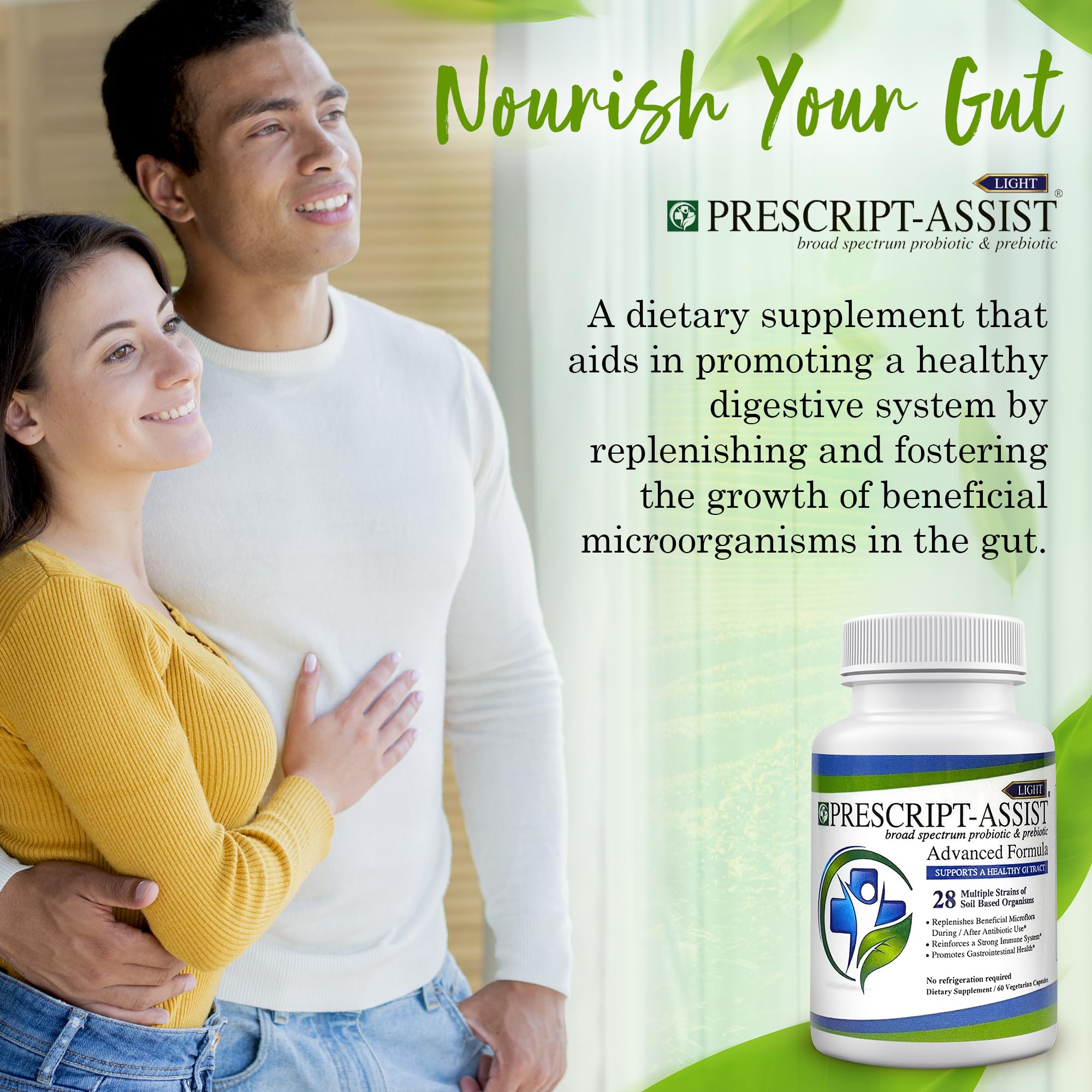 Prescript-Assist familia usando suplemento junto al desayuno para bienestar digestivo