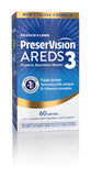 PreserVision AREDS3 vista frontal mostrando el envase y beneficio de soporte macular