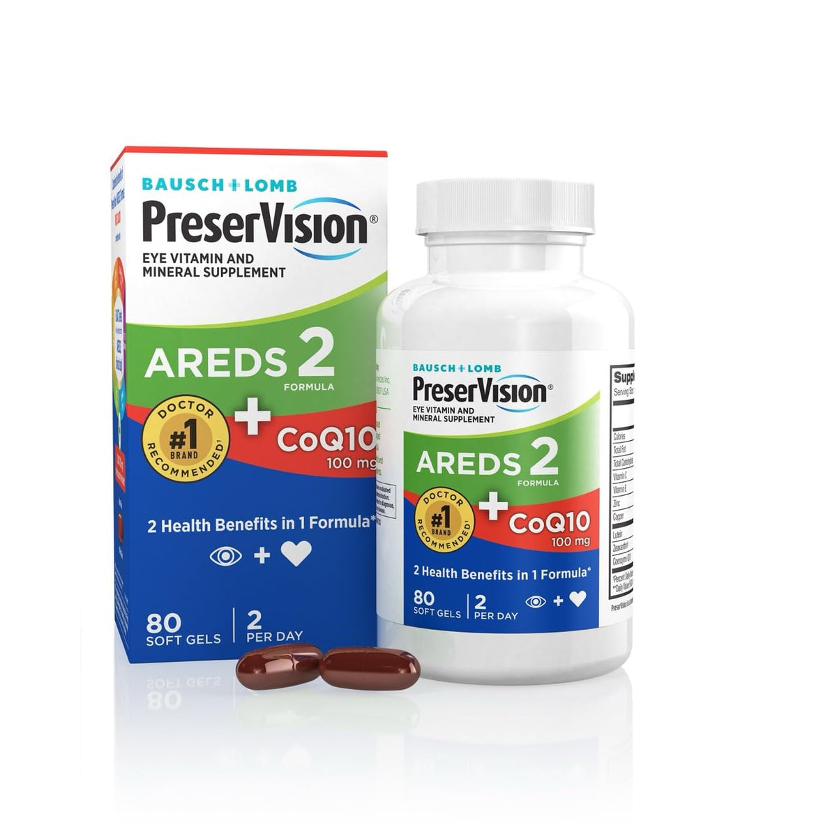 PreserVision empaque frontal con beneficios visibles y confianza de marca