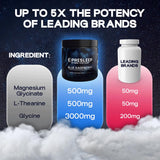 PreSleep etiqueta de ingredientes destacando magnesio y aminoácidos