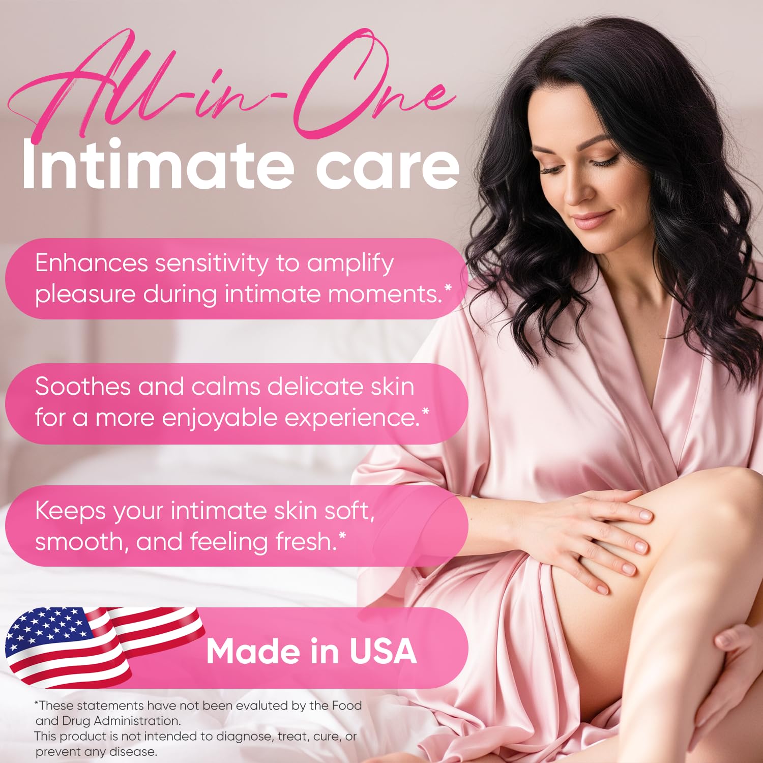 Pretty Privates detalle de la etiqueta con ingredientes clave y uso
