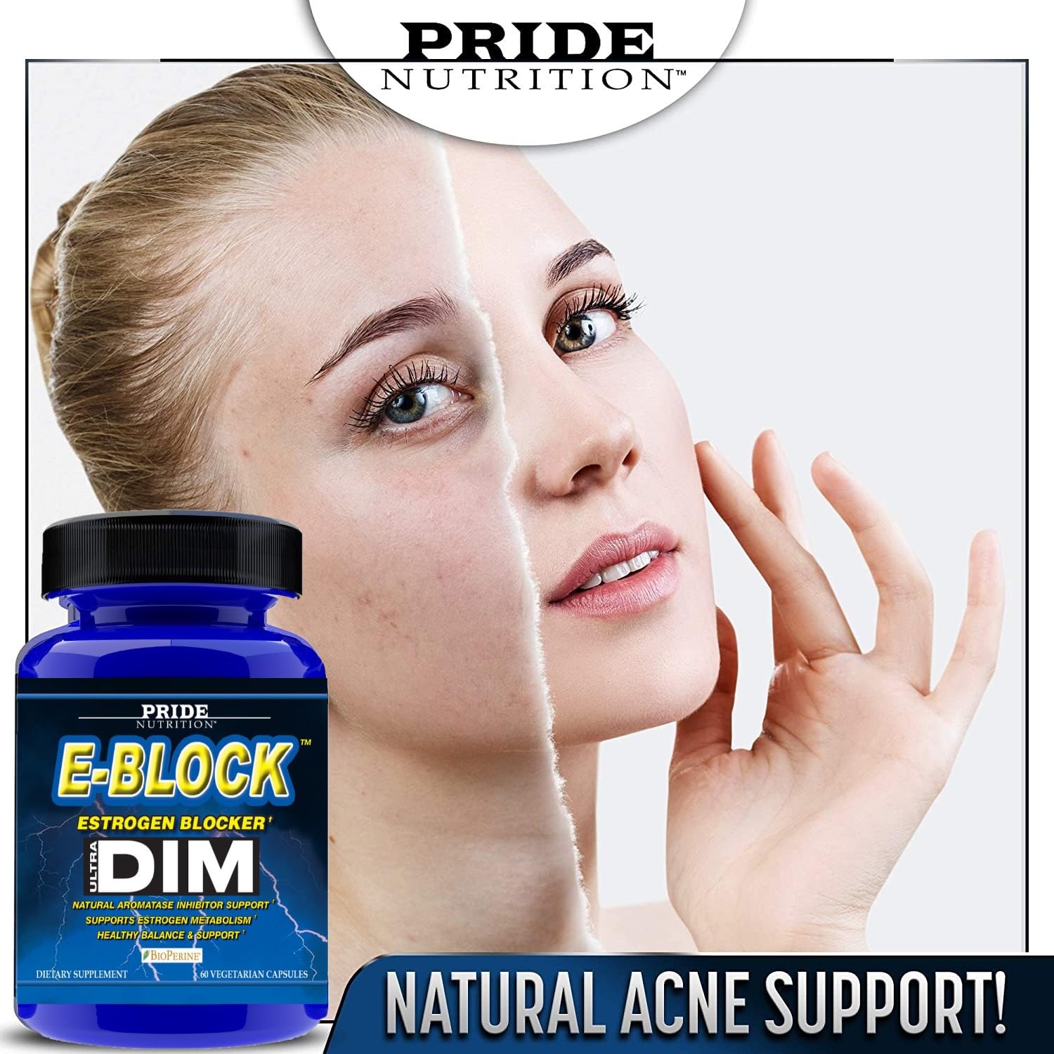 Pride Nutrition escena lifestyle con suplemento aportando sensación de bienestar
