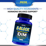 Pride Nutrition envase junto a objeto para comparar tamaño y cantidad