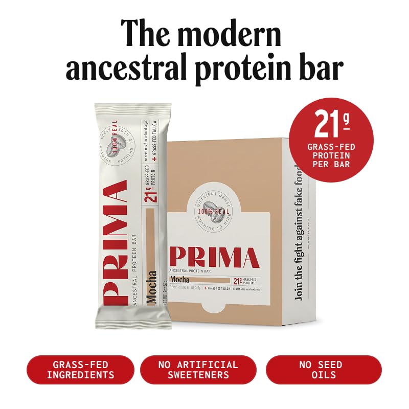 Prima Ancestral Protein Bar barra refrigerada para recuperar firmeza