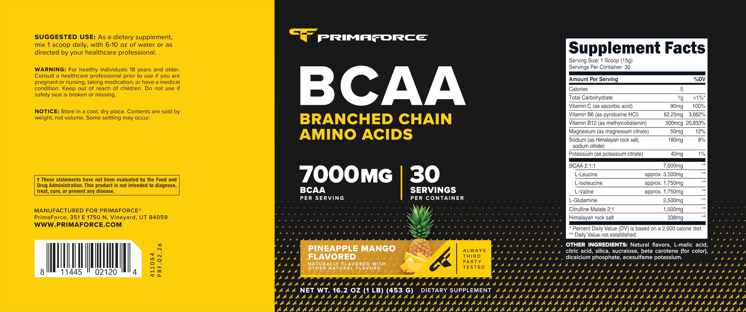 Primaforce BCAA en ambiente de gimnasio ilustrando uso práctico y apoyo a entrenamientos