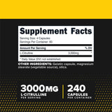 Cápsulas Primaforce L-Citrulline en primer plano, textura y forma clara