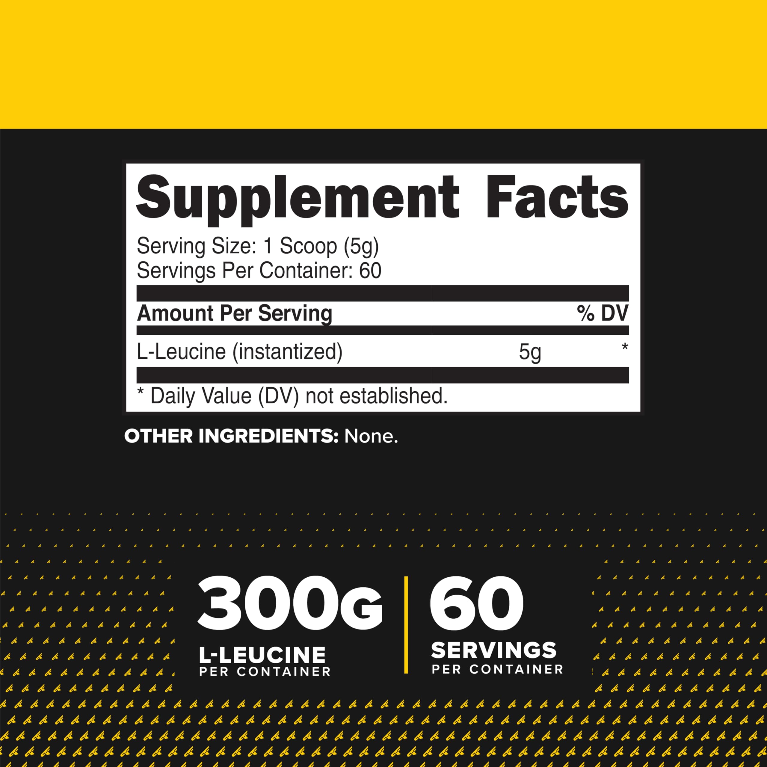Cerca del polvo Primaforce L-Leucine para ver la textura fina y fácil disolución