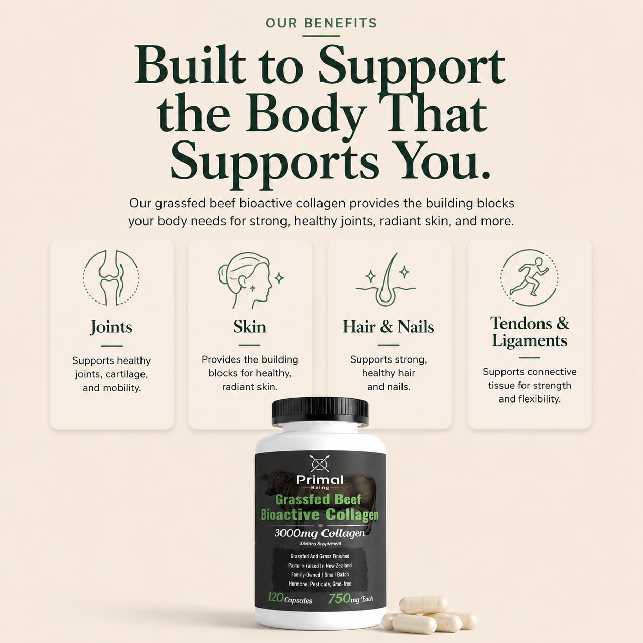 Primal Being etiqueta nutricional y proceso enzimático conservador