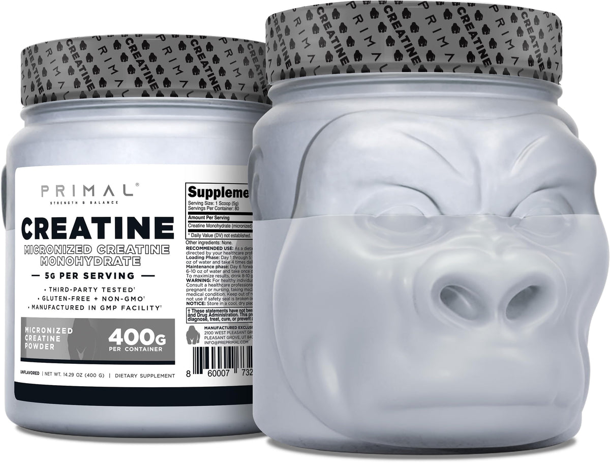 Primal bote frontal mostrando marca y formato, claridad de información para compra segura
