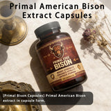 Primal Edge Bison detalle de cápsula y textura, presenta pureza del extracto