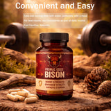 Primal Edge Bison etiqueta con información nutricional visible y confianza