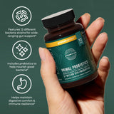 Primal Harvest frasco sobre encimera de cocina transmitiendo bienestar