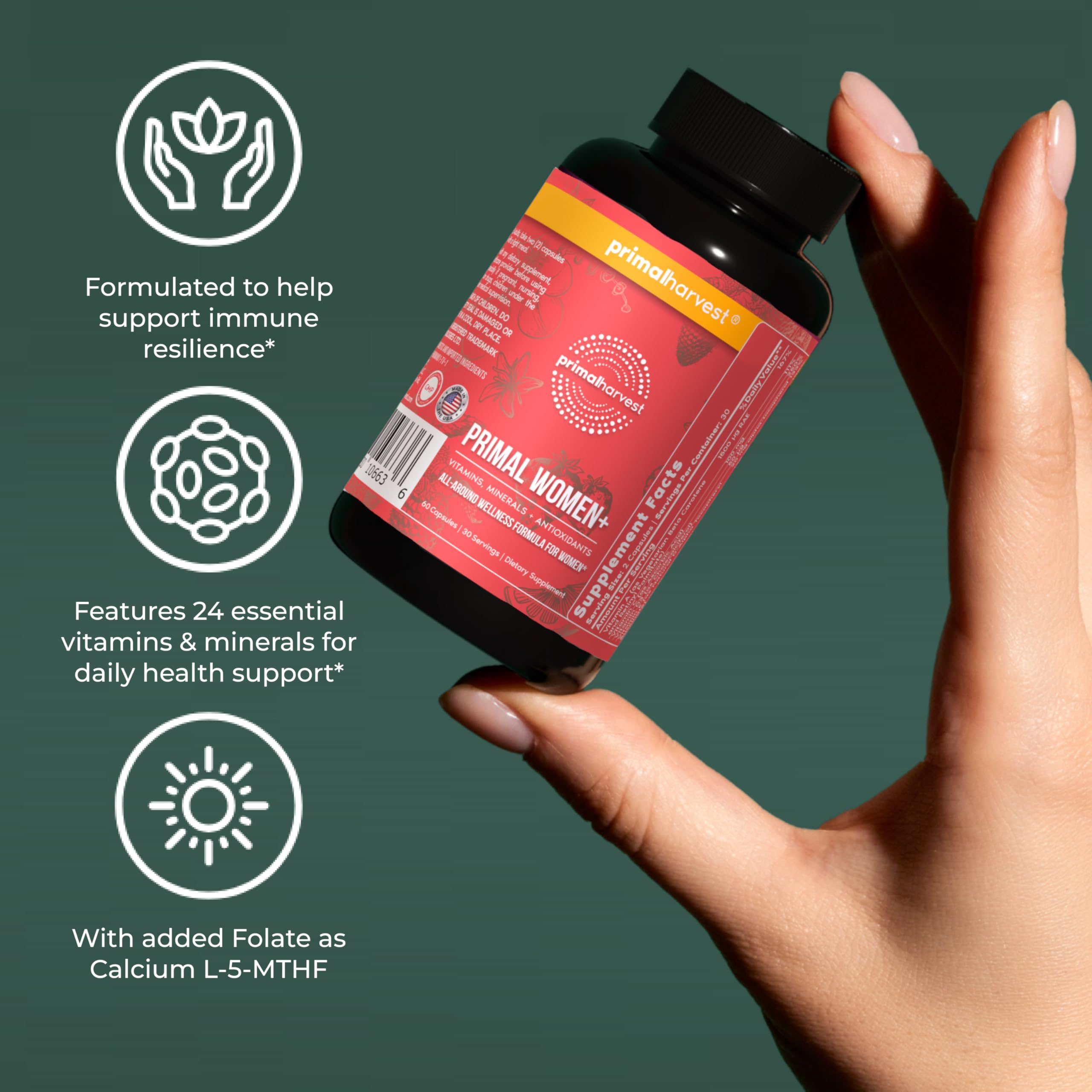 Primal Harvest producto en rutina matutina para comienzo diario