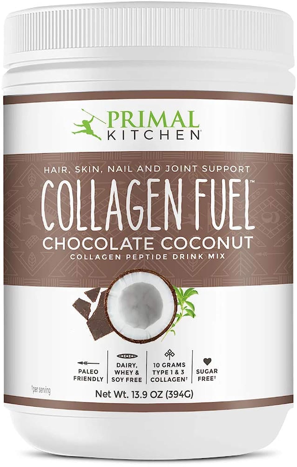 IUSOT Primal Kitchen envase frontal chocolate coco con etiqueta clara y ventaja práctica