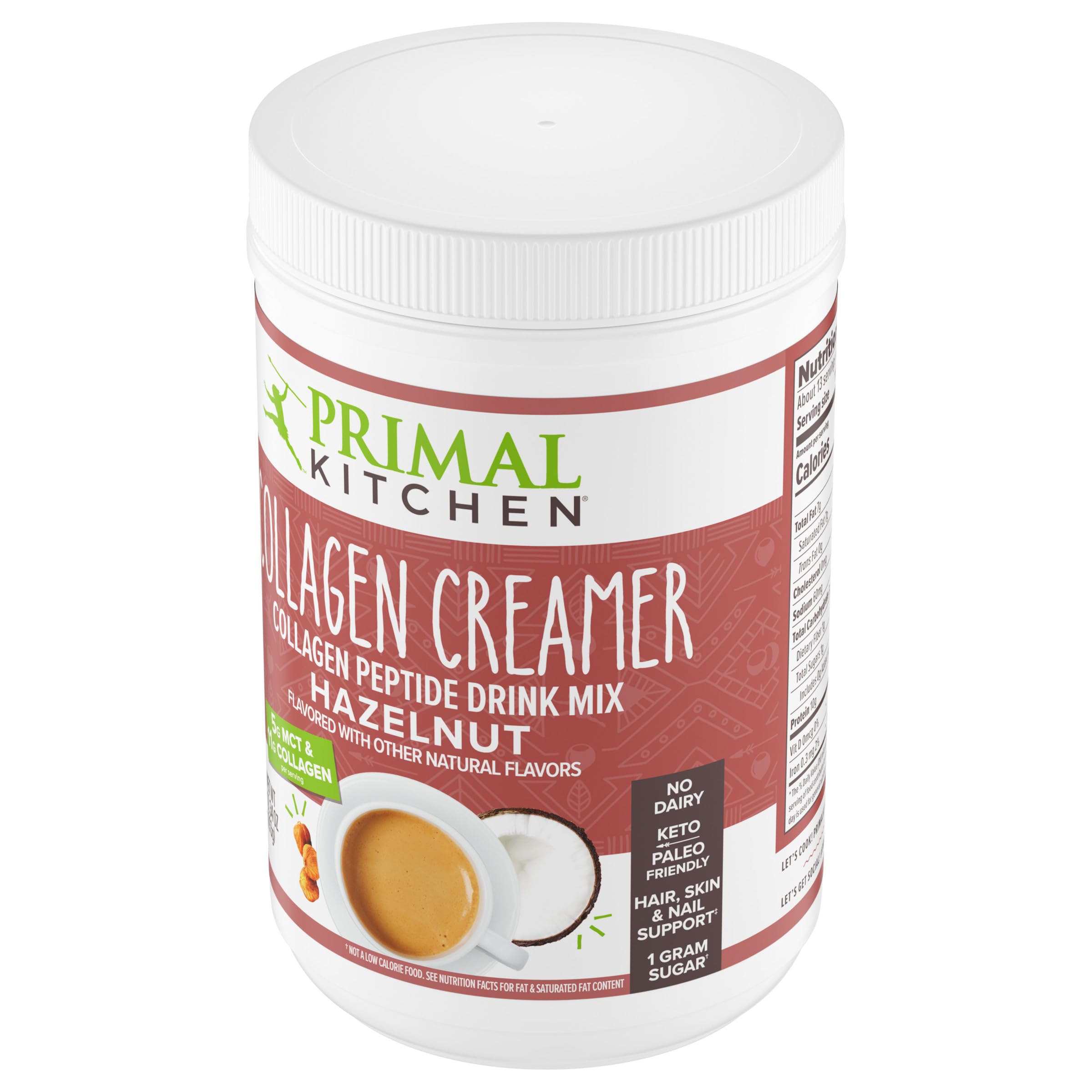 Primal Kitchen comparación de tamaño del envase para referencia doméstica