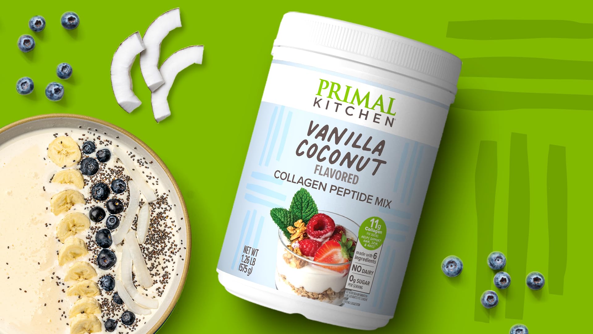 Primal Kitchen bebida preparada en vaso lista para consumir rápidamente